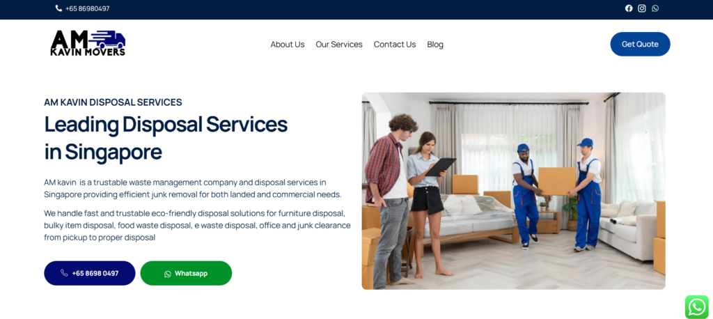 best furniture removal services in singapore