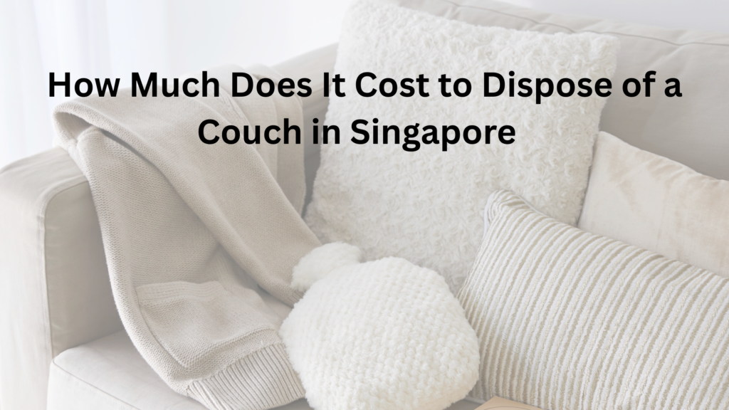 How Much Does It Cost to Dispose of a Couch in Singapore